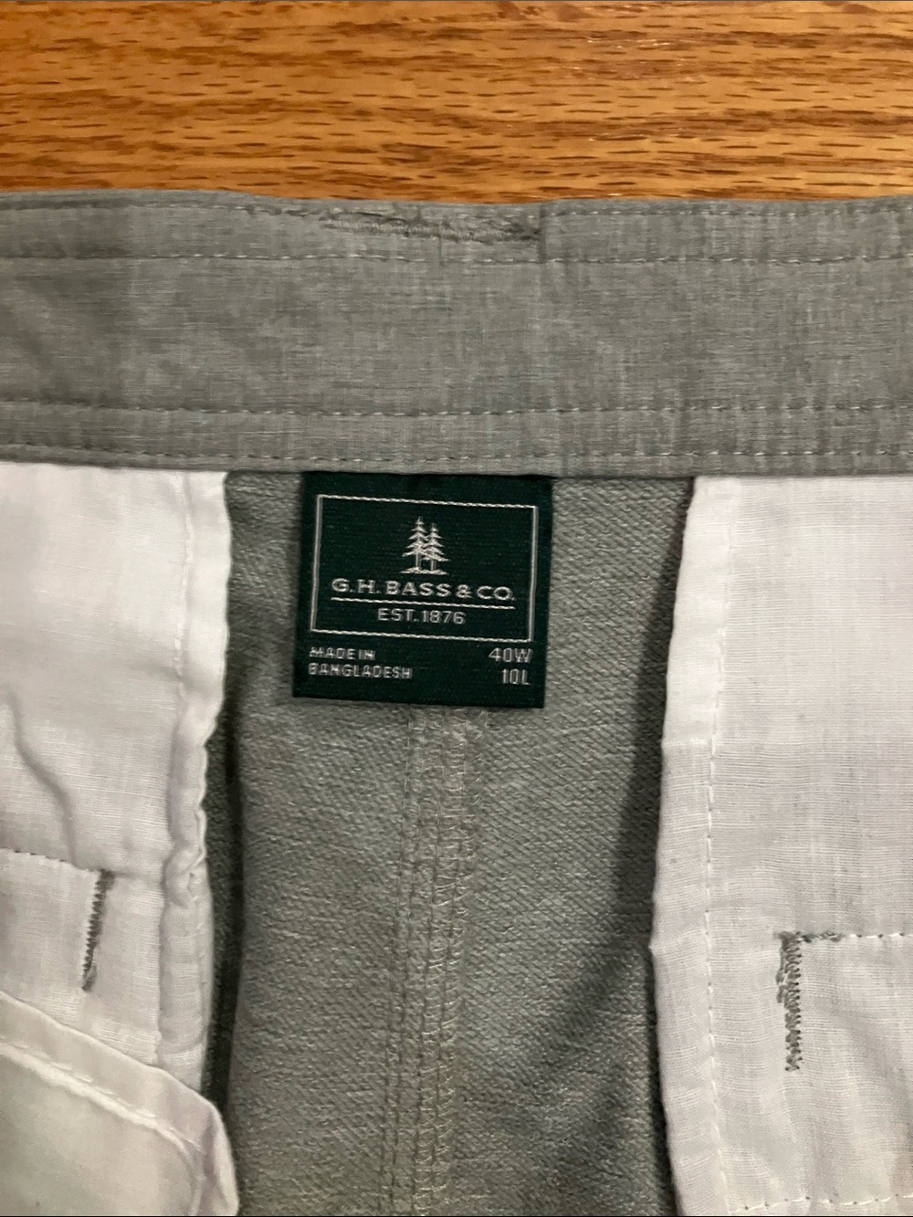 Foundry Green & Gray Striped Polo Sz 2XT with GH Bass Gray Short 40x10 EUC - Picture 6 of 9